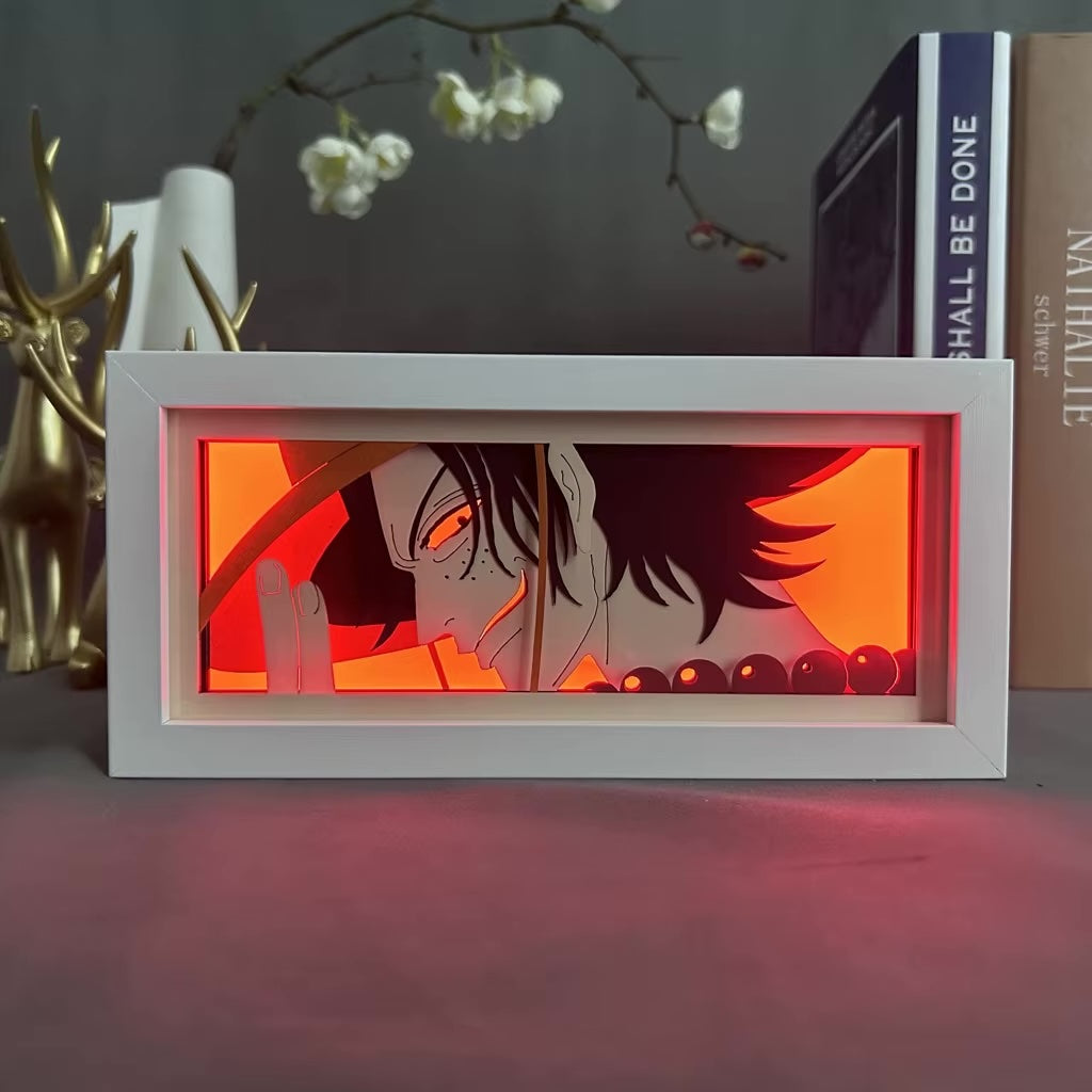 One Piece Light Box - Portgas D. Ace