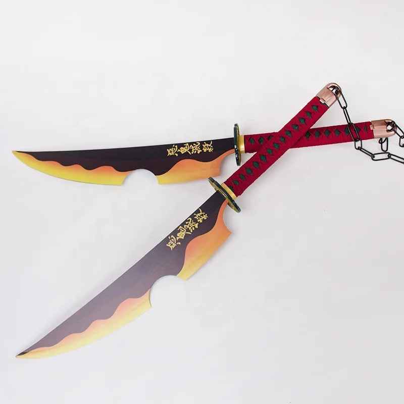 Demon Slayer: Kimetsu No Yaiba: Uzui Tengen Double Nichirin Blade Set